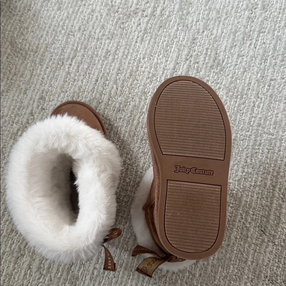Juicy Couture Brown and White Kids Boots